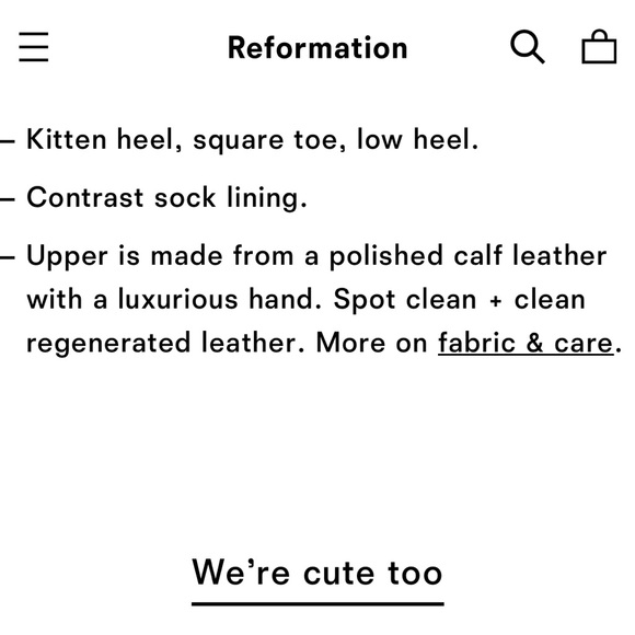 Reformation Kitten Heels - Picture 6 of 7